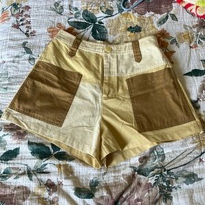 Cider size medium, patchwork shorts